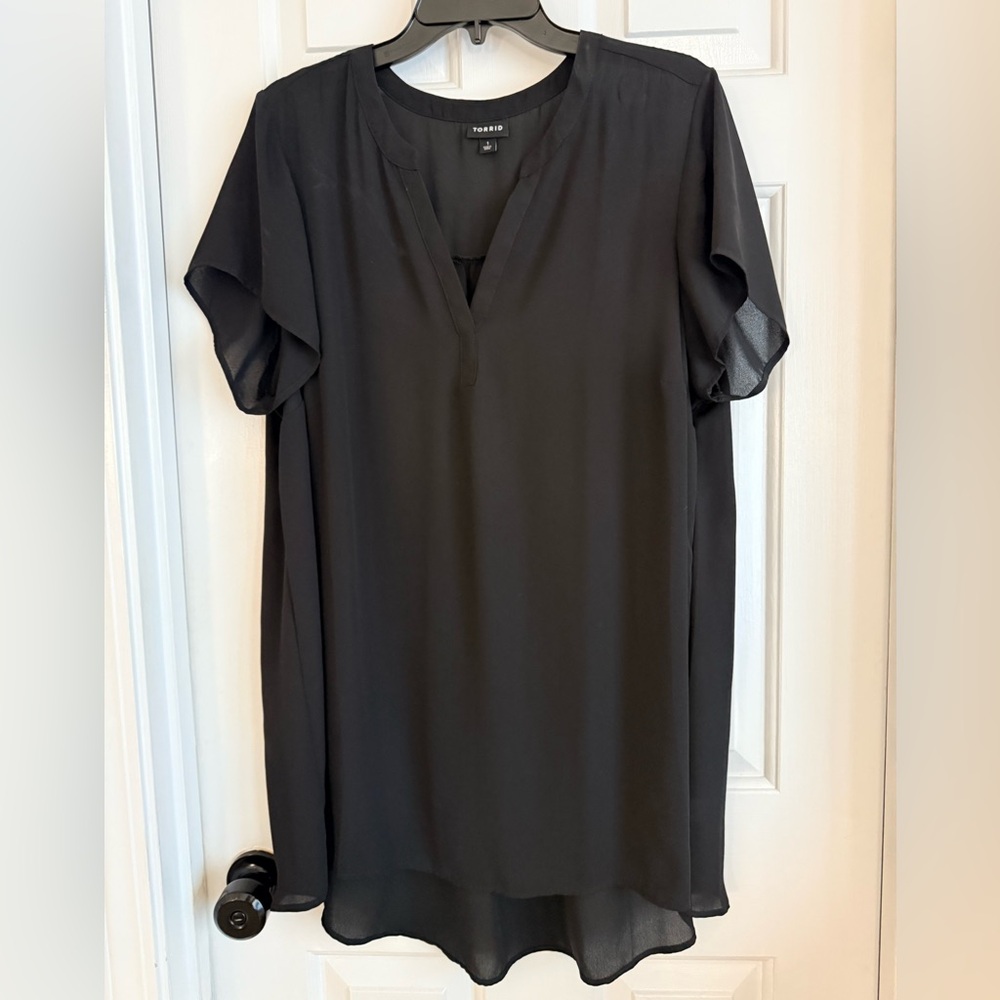 Torrid Black Blouse